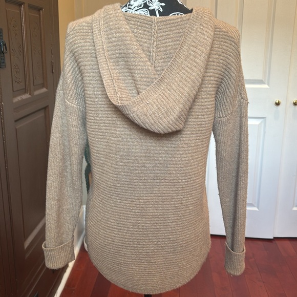 MAX STUDIO WOOL/YAK HAIR HOODED SWEATER - Picture 4 of 5